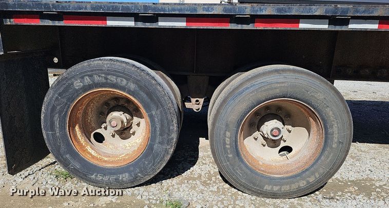 image for item DQ1200 1993 Fontaine FTW-5-8048SL  flatbed trailer