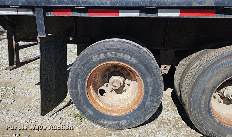 image for item DQ1200 1993 Fontaine FTW-5-8048SL  flatbed trailer