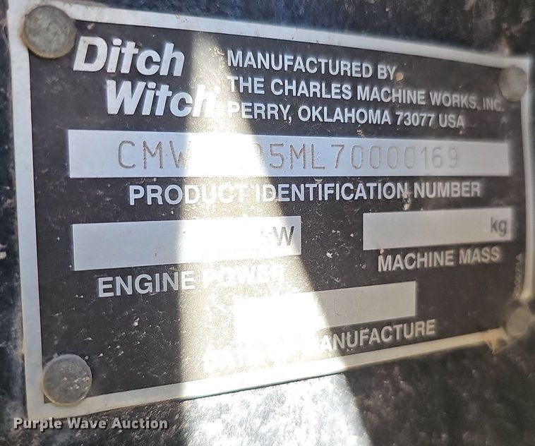 image for item DQ1201 2007 Ditch Witch RT95  trencher