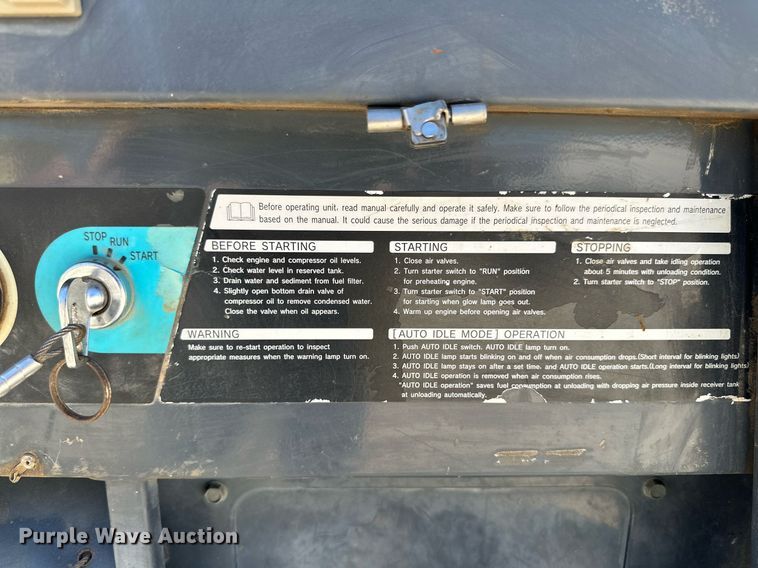 image for item DQ1443 Airman PDS185S  air compressor