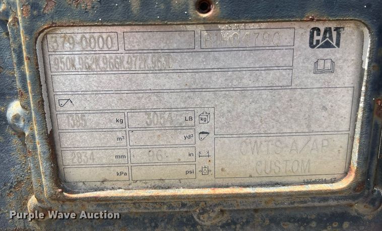 image for item DQ2201 2016 Caterpillar 950M  wheel loader
