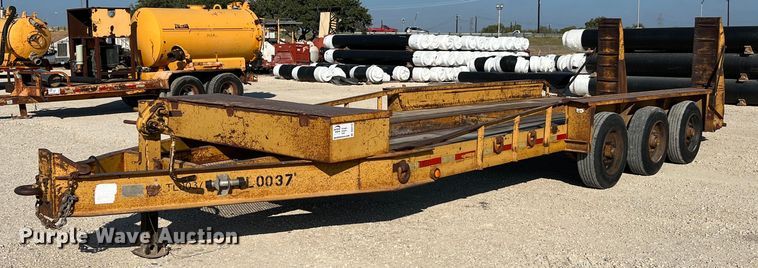 image for item DQ2210 2000 Belshe DP-18  equipment trailer