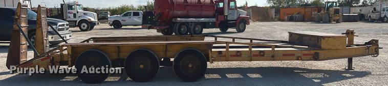 image for item DQ2210 2000 Belshe DP-18  equipment trailer