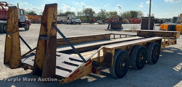 image for item DQ2210 2000 Belshe DP-18  equipment trailer