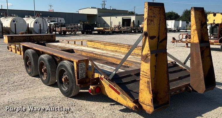 image for item DQ2210 2000 Belshe DP-18  equipment trailer