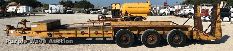 image for item DQ2210 2000 Belshe DP-18  equipment trailer