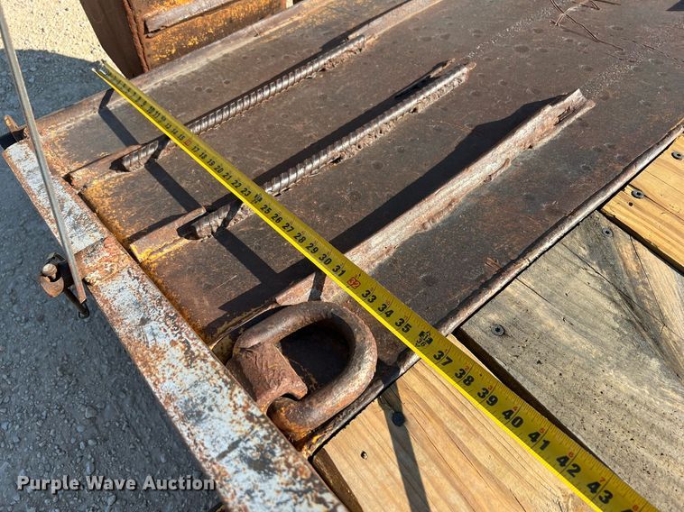 image for item DQ2210 2000 Belshe DP-18  equipment trailer