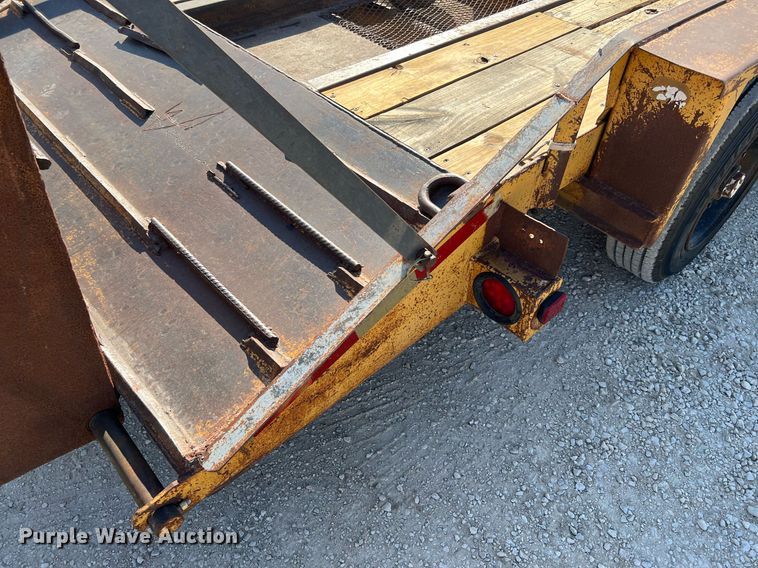 image for item DQ2210 2000 Belshe DP-18  equipment trailer