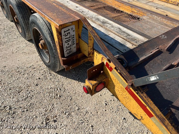 image for item DQ2210 2000 Belshe DP-18  equipment trailer