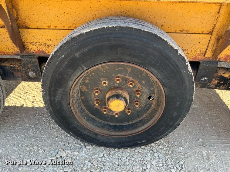 image for item DQ2210 2000 Belshe DP-18  equipment trailer