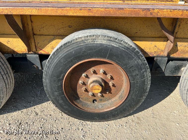 image for item DQ2210 2000 Belshe DP-18  equipment trailer