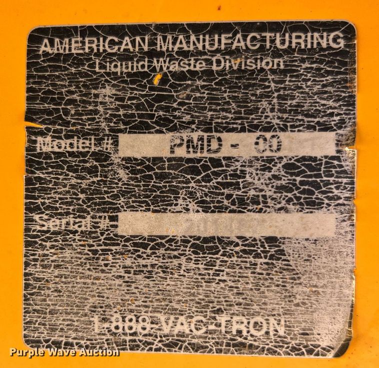 image for item DQ2212 Vac-Tron PMD-00  vacuum excavator