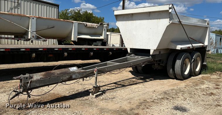image for item DQ2218 2007 Leach  end dump pup trailer
