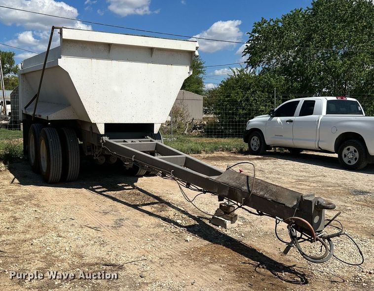 image for item DQ2218 2007 Leach  end dump pup trailer