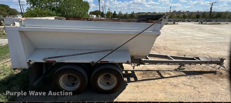 image for item DQ2218 2007 Leach  end dump pup trailer