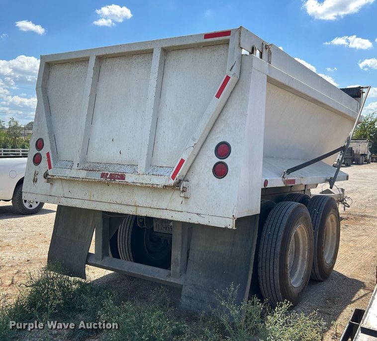 image for item DQ2218 2007 Leach  end dump pup trailer