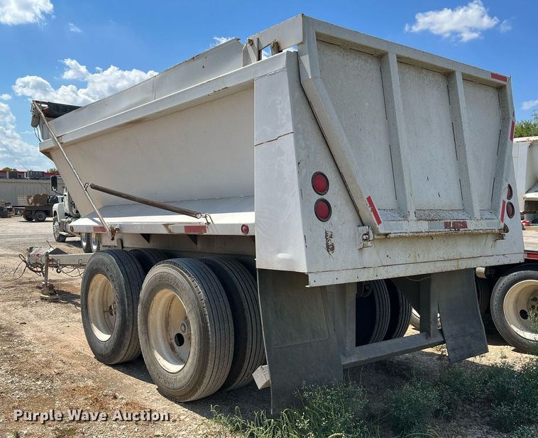image for item DQ2218 2007 Leach  end dump pup trailer