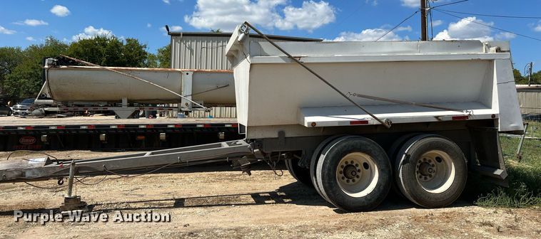 image for item DQ2218 2007 Leach  end dump pup trailer