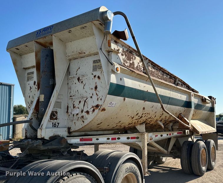 image for item DS2355 1997 Load King RHQ2420  end dump trailer