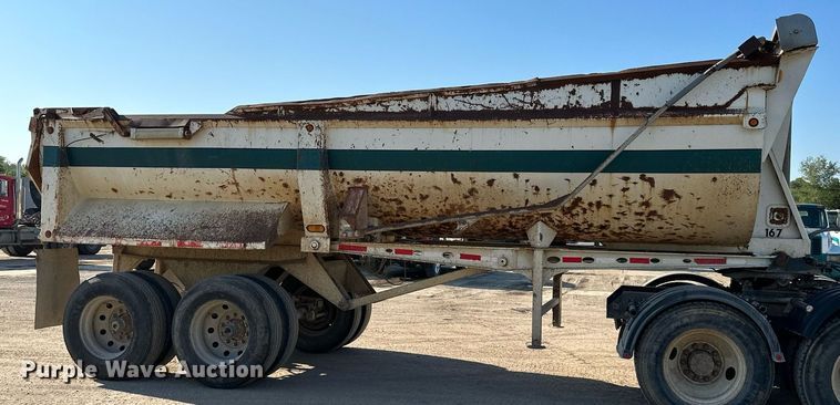 image for item DS2355 1997 Load King RHQ2420  end dump trailer