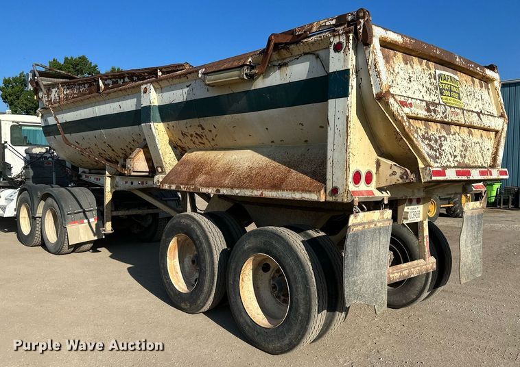 image for item DS2355 1997 Load King RHQ2420  end dump trailer