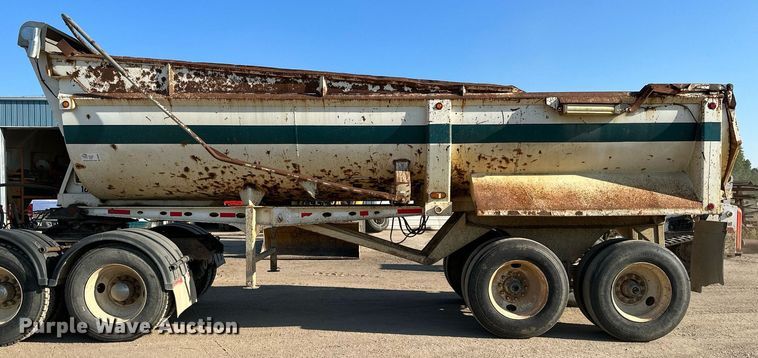 image for item DS2355 1997 Load King RHQ2420  end dump trailer