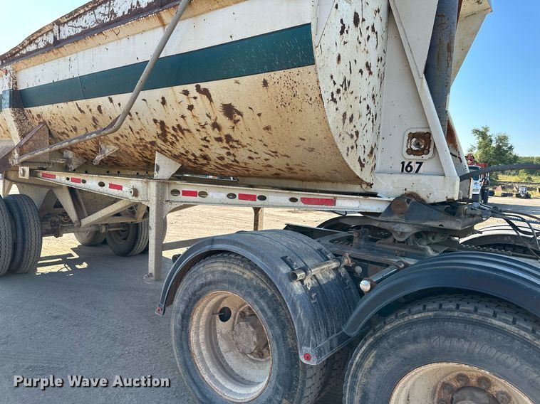 image for item DS2355 1997 Load King RHQ2420  end dump trailer