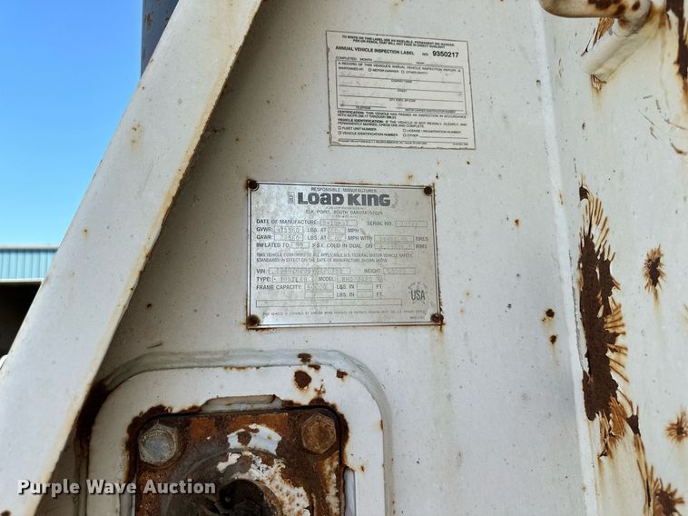 image for item DS2355 1997 Load King RHQ2420  end dump trailer