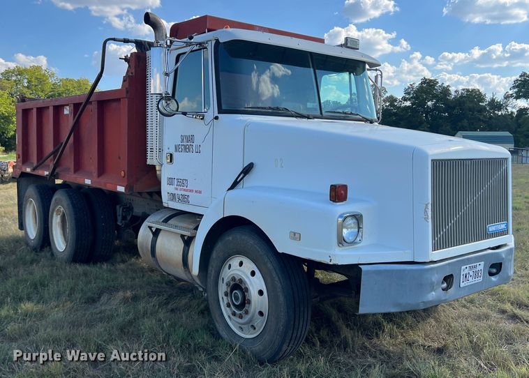 image for item DS2434 1994 White GMC WG  dump truck