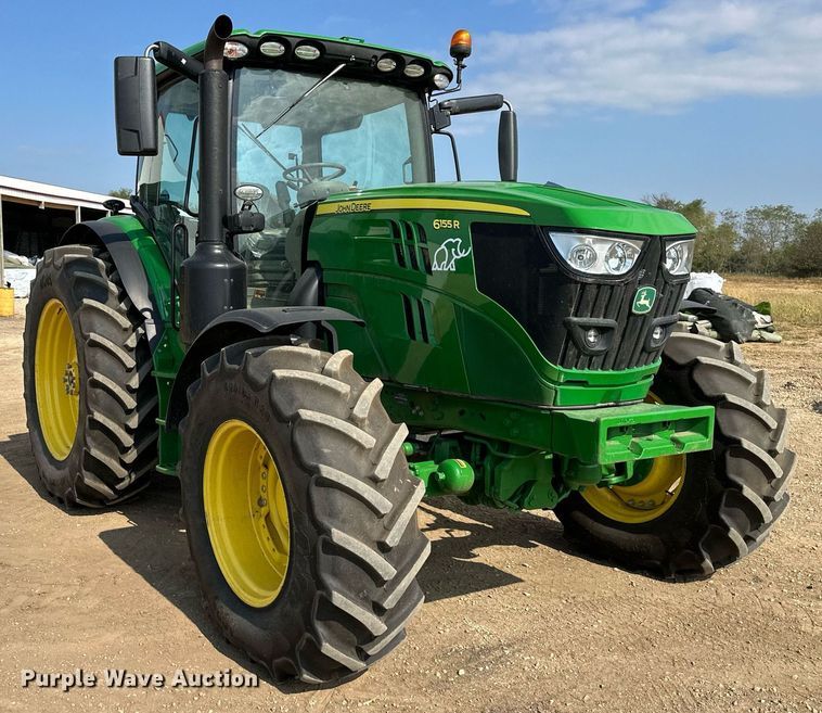 image for item DV1017 2020 John Deere 6155R  MFWD tractor