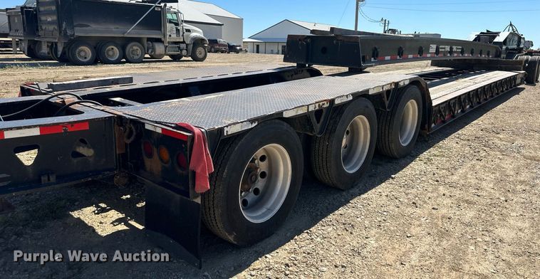 image for item DV1020 2004 Trail King TK120HDG-553  lowboy equipment trailer