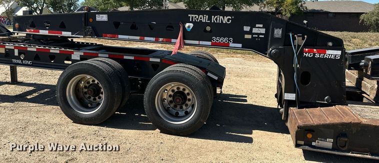 image for item DV1020 2004 Trail King TK120HDG-553  lowboy equipment trailer