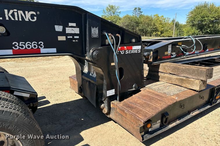 image for item DV1020 2004 Trail King TK120HDG-553  lowboy equipment trailer