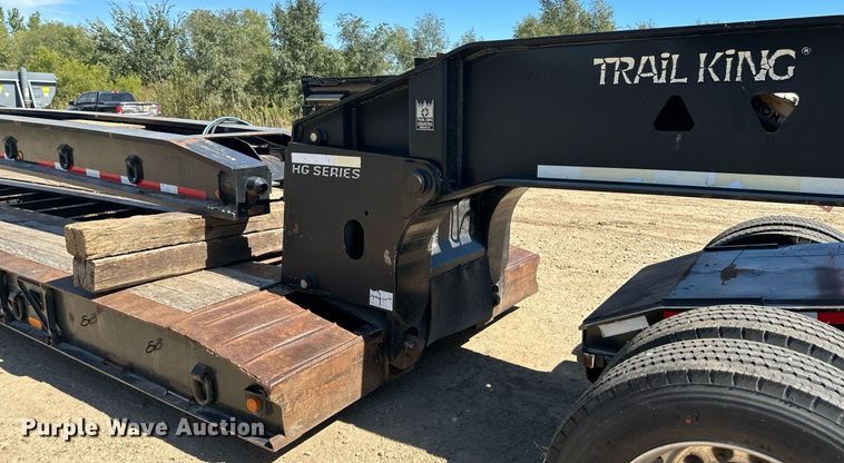 image for item DV1020 2004 Trail King TK120HDG-553  lowboy equipment trailer
