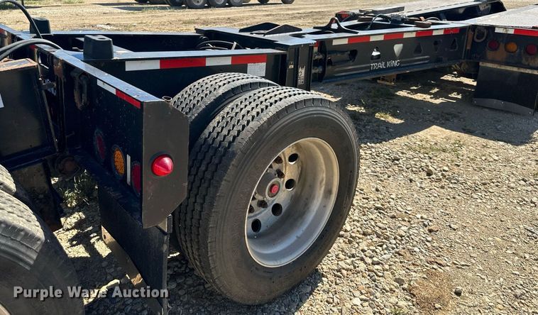 image for item DV1020 2004 Trail King TK120HDG-553  lowboy equipment trailer