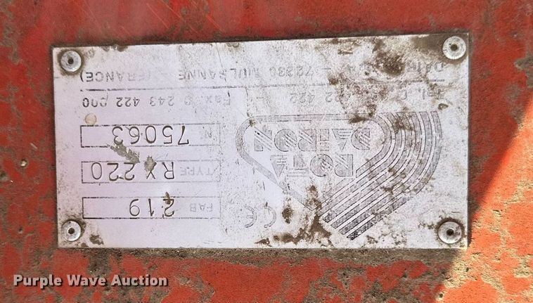 image for item DV1021 Rotadairon RX220  rototiller