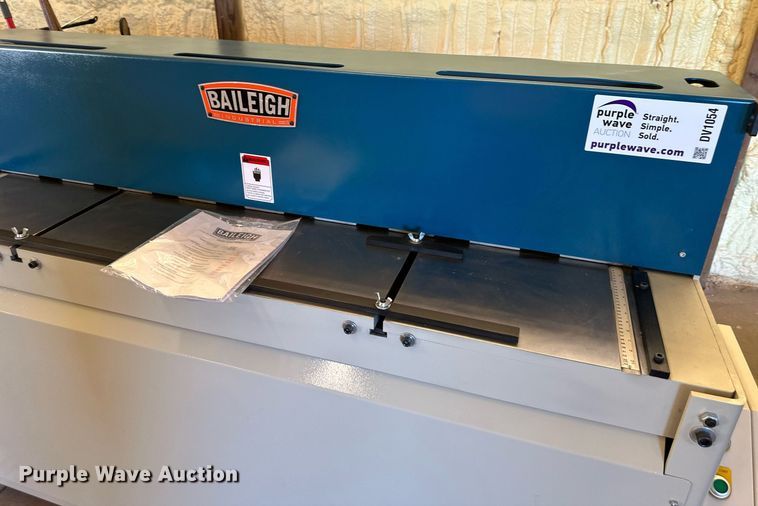 image for item DV1054 2022 Baileigh SH6010  metal shear
