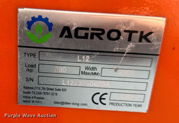 image for item DV1055 2023 AGT Industrial L12  mini excavator