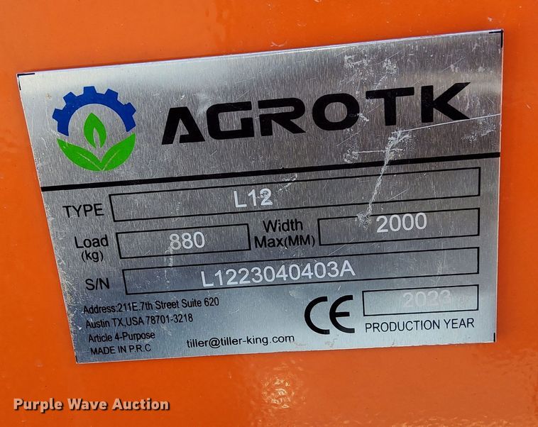 image for item DV1055 2023 AGT Industrial L12  mini excavator