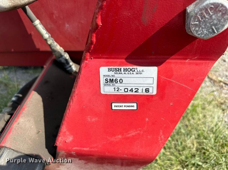 image for item DW2760 Bush Hog SM60  side boom rotary mower