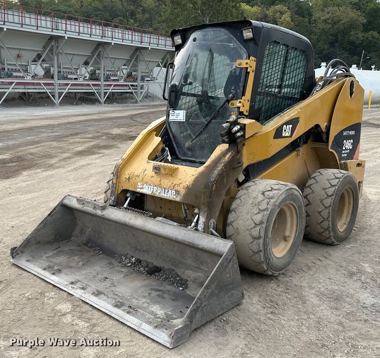 image for item DW2762 2012 Caterpillar 246C  skid steer loader