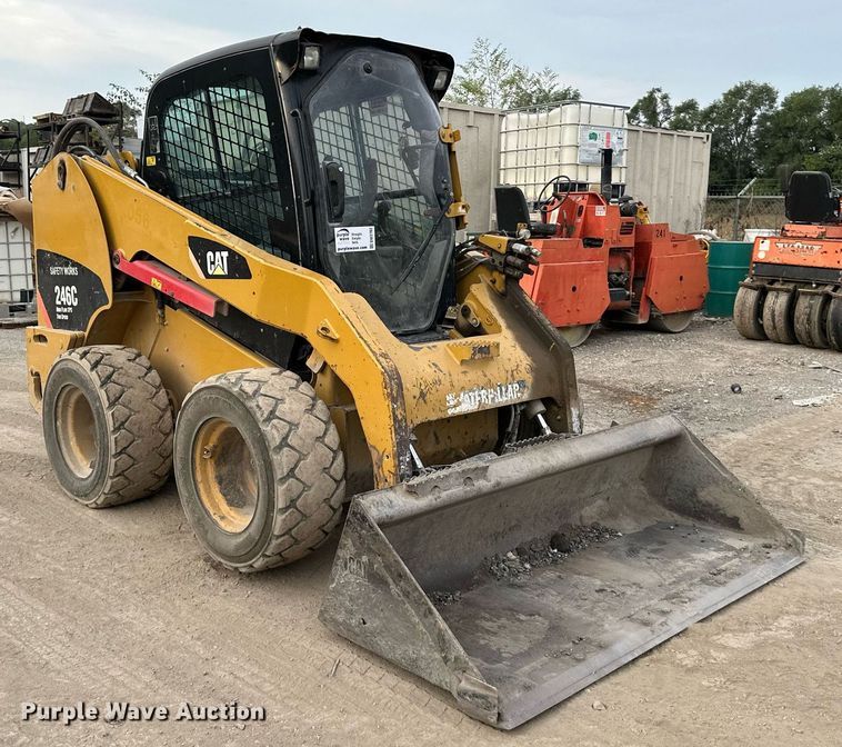 image for item DW2762 2012 Caterpillar 246C  skid steer loader