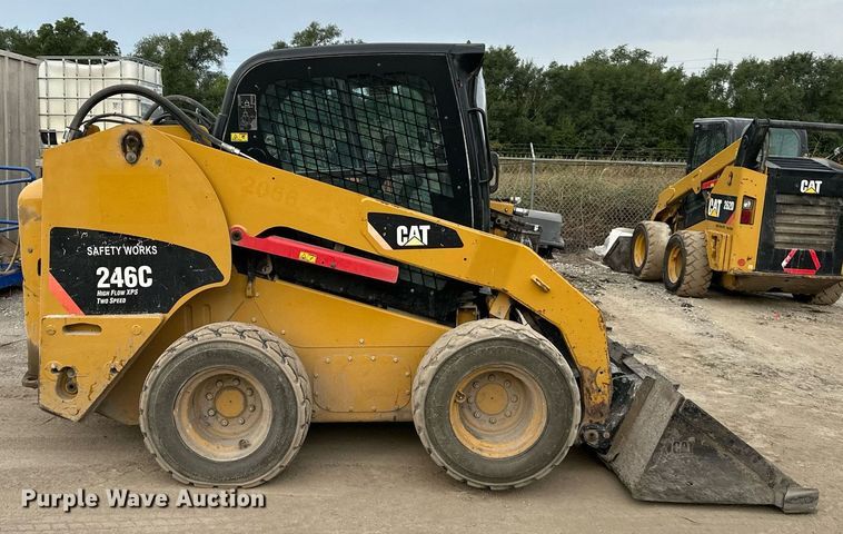 image for item DW2762 2012 Caterpillar 246C  skid steer loader