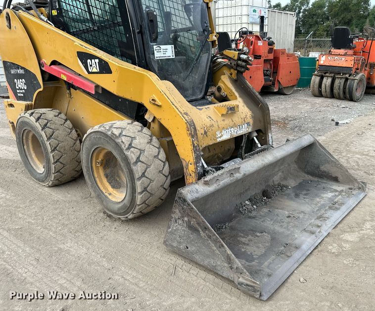 image for item DW2762 2012 Caterpillar 246C  skid steer loader