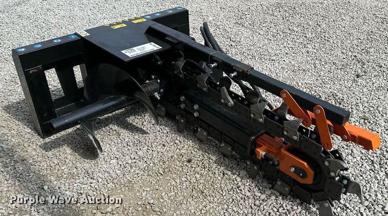 image for item DW2769 2023 Mower King ECSSCT72  skid steer trencher