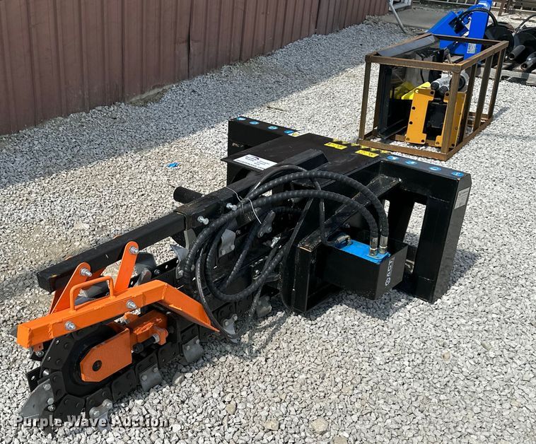 image for item DW2769 2023 Mower King ECSSCT72  skid steer trencher