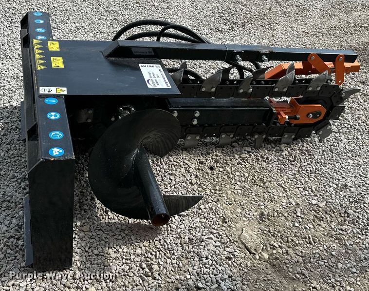 image for item DW2769 2023 Mower King ECSSCT72  skid steer trencher