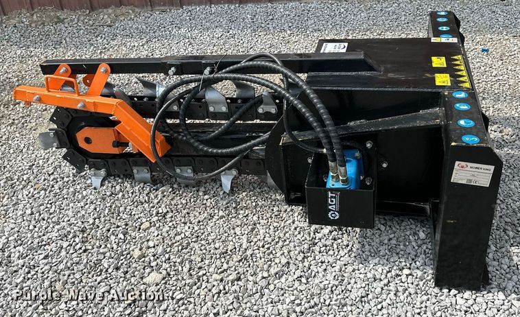 image for item DW2769 2023 Mower King ECSSCT72  skid steer trencher