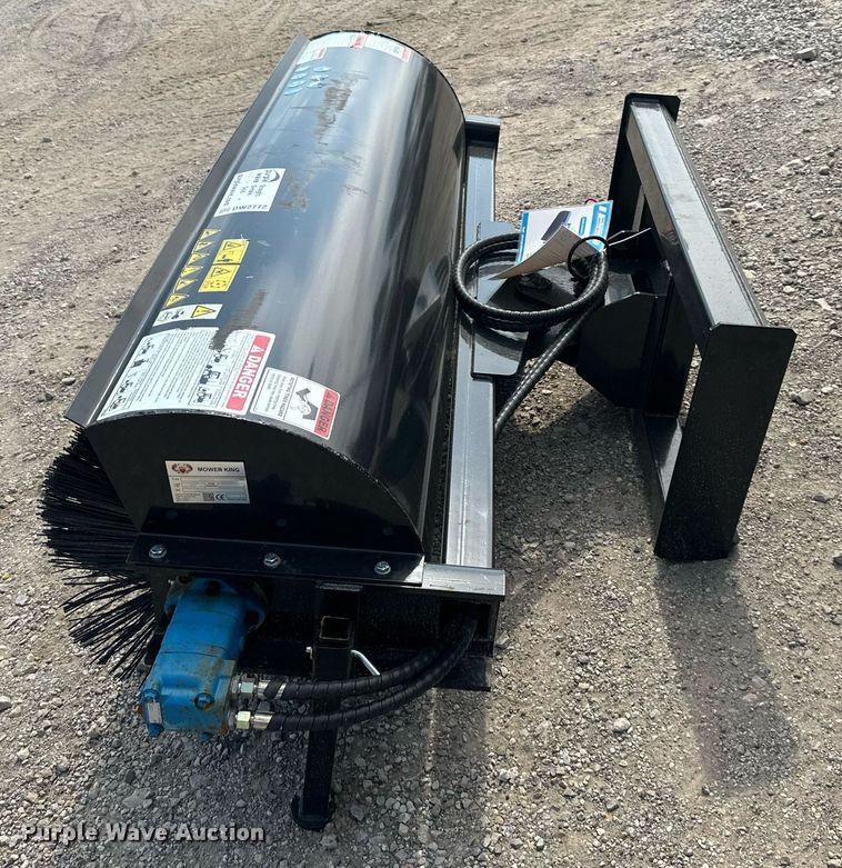 image for item DW2772 2023 Mower King SSAB72  skid steer broom