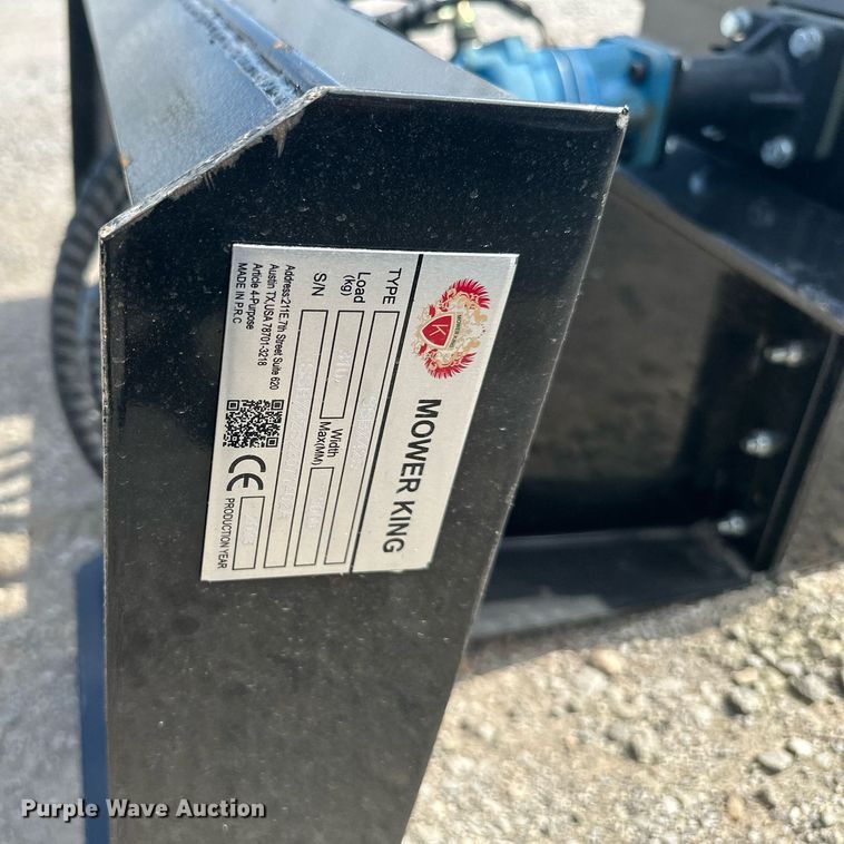 image for item DW2773 2023 Mower King SSBX42S  skid steer wood chipper